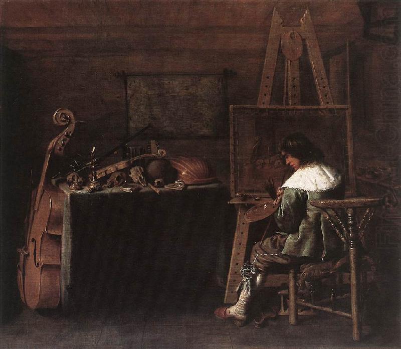 The Painter in his Studio sg, POT, Hendrick Gerritsz